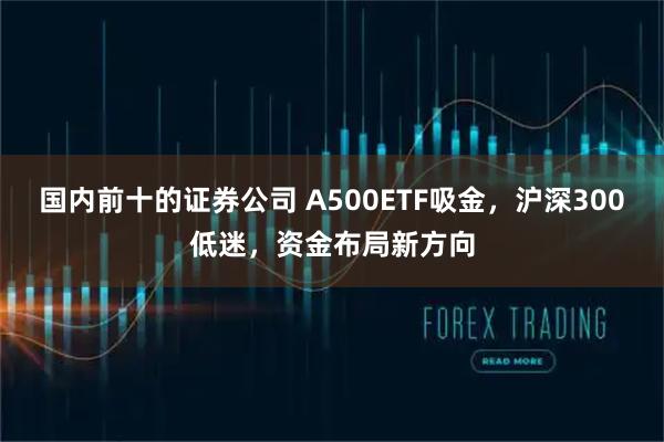 国内前十的证券公司 A500ETF吸金，沪深300低迷，资金布局新方向